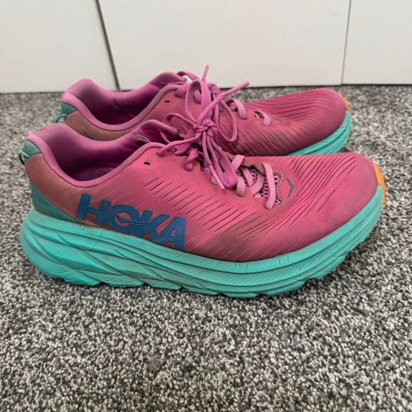 Hoka Shoes - Hoka One One Rincon 3 Women's Running Shoes Size 8B Pink Athletic Comfy Walking